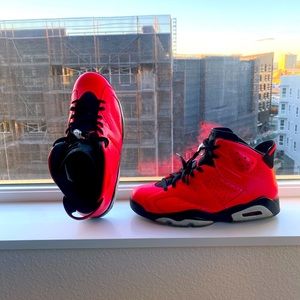 Gently Worn Infrared Jordan 6’s